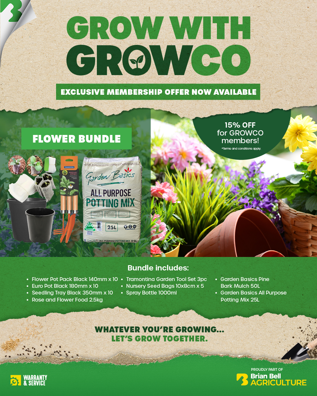 GROWCO Flower Bundle